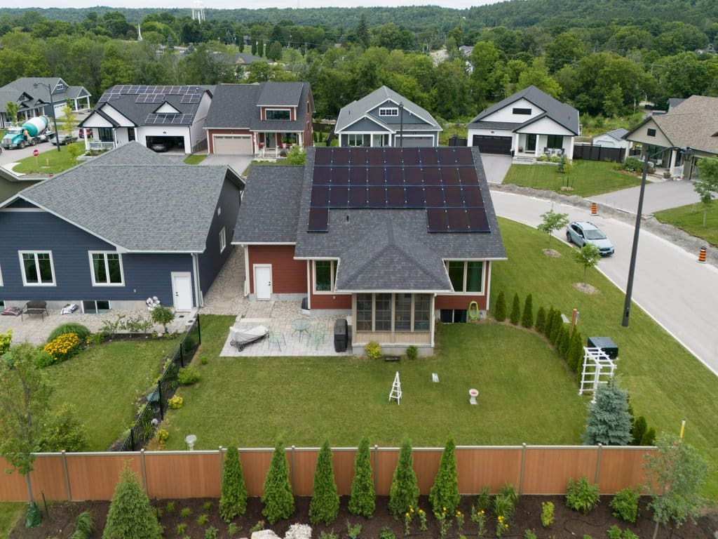 45 Shelter Cove Drive - Arial, Backyard, Solar Panels